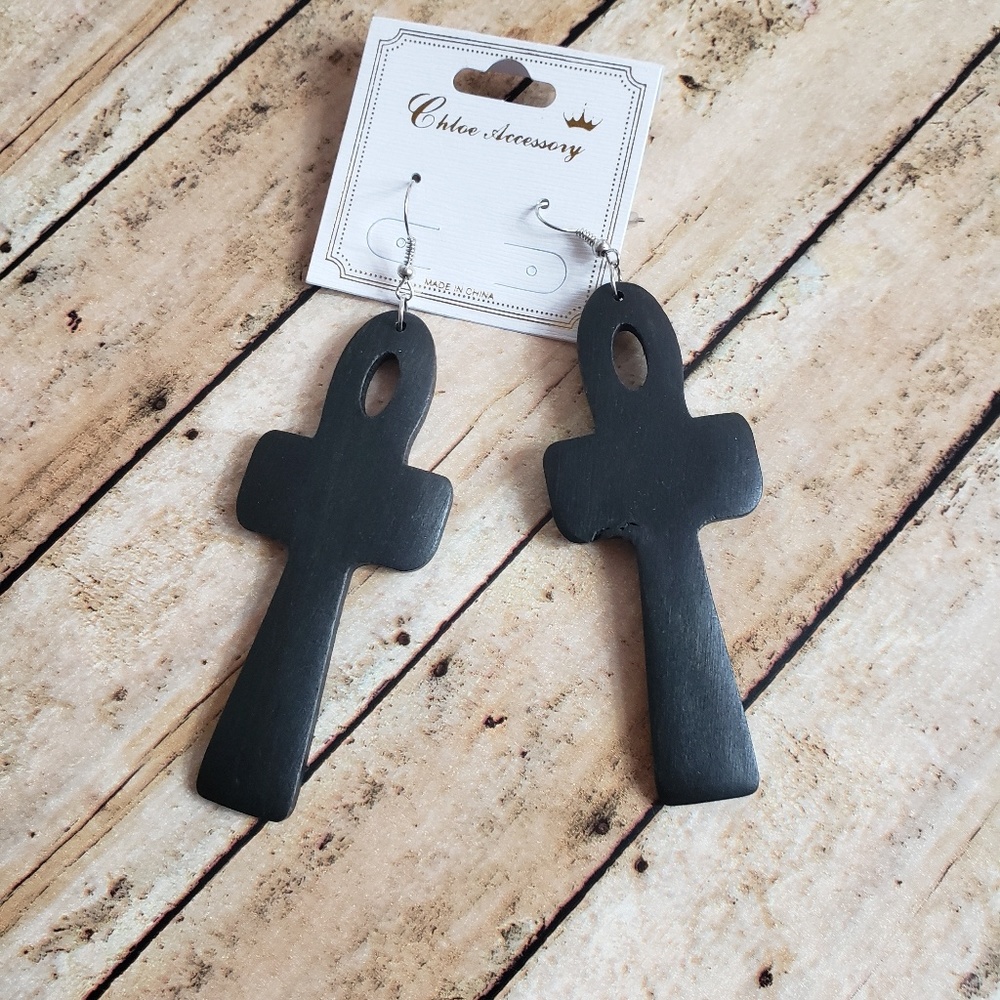 Lightweight Balsa Wood  Earrings